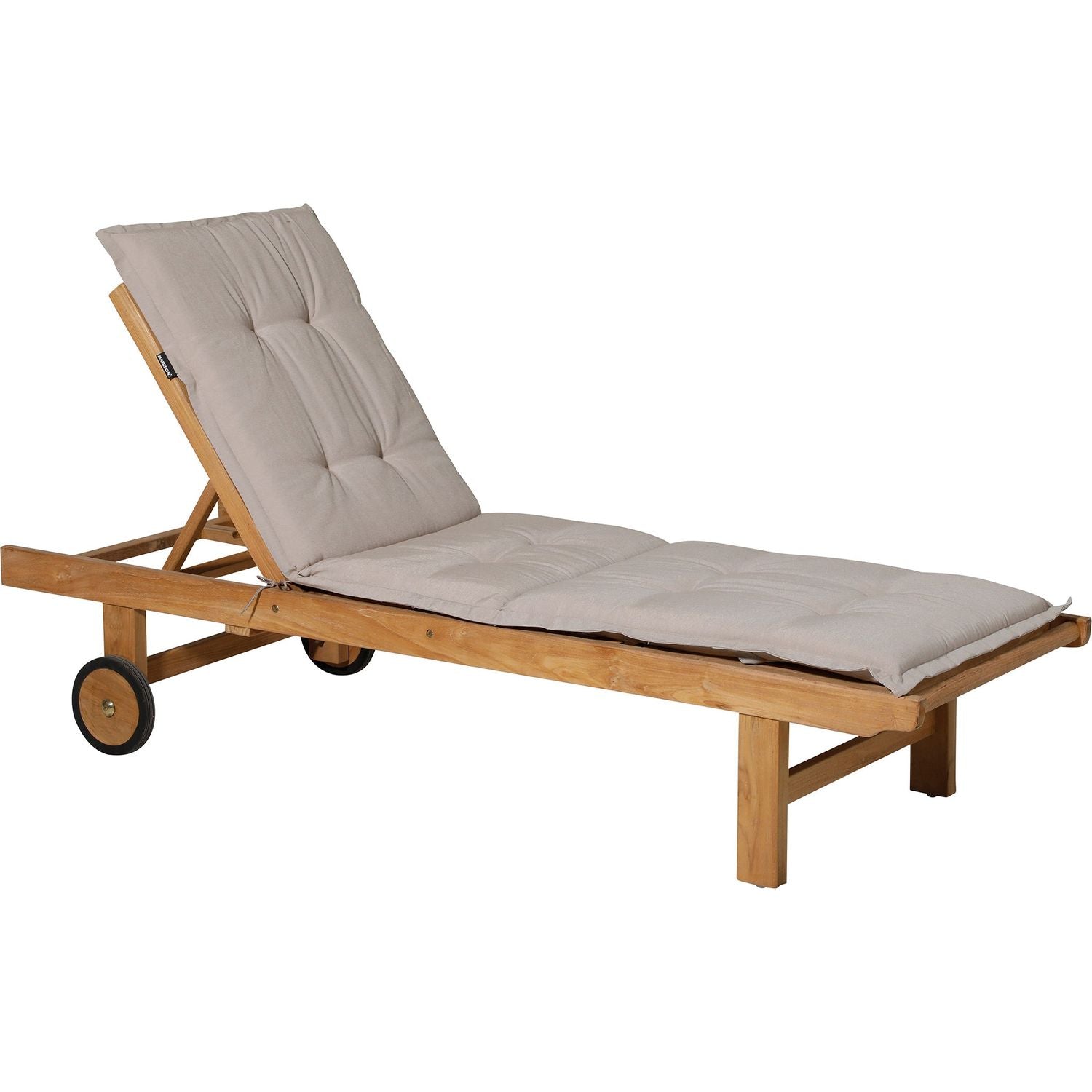 MADISON - Cuscino Lettino Panama Serie Panama Beige 200x60 cm